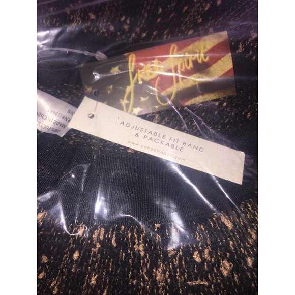 Collection XIIX Pop Slub Packable Panama Hat (Black) Caps, Retail $36.00 - Picture 5 of 6